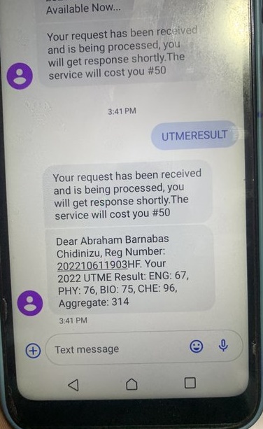 UTME How To Check JAMB Result By SMS And Via Internet