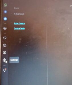 Opera VPN activation for Twitter Nigeria