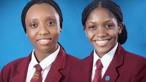 Chioma Abone and Emmanuela Ilok Greensprings Students Young Tycoon Business Competition