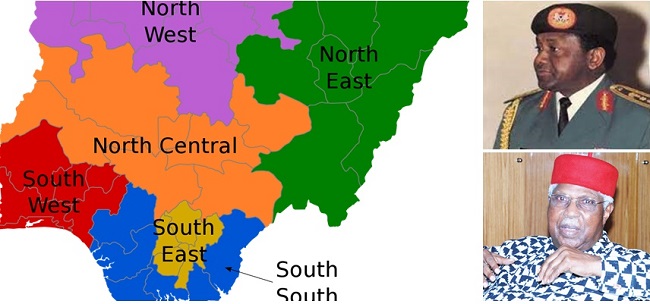 How 6 Geopolitical Zones in Nigeria Were Created By Sani Abacha