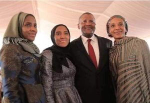 Dangote and his family members