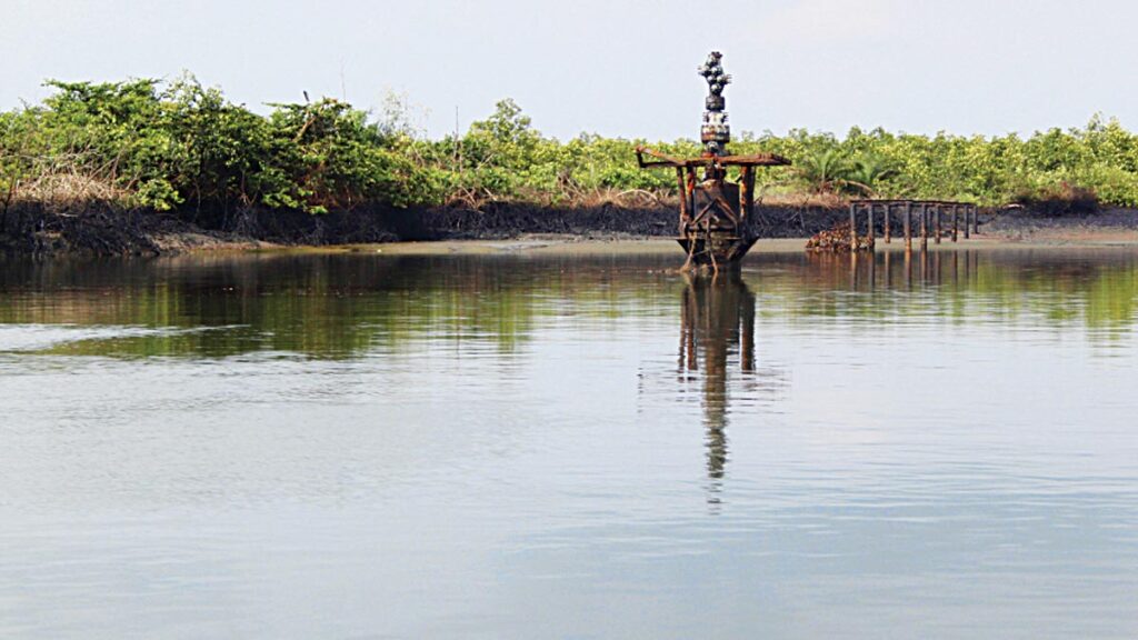 Oil well in Nigeria