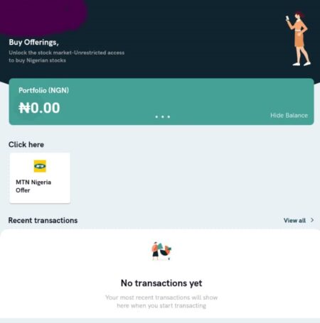 how to buy mtn share on primary offer app by NGX