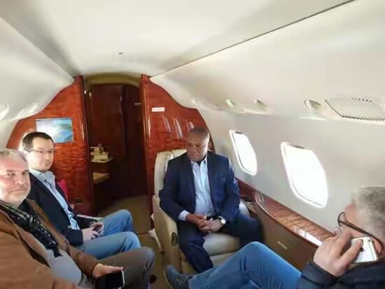 Orji Uzor Kalu private jet