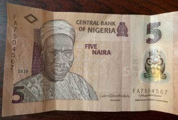 5 naira banknote