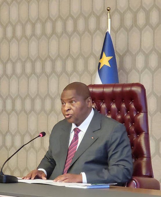 President Faustin-Archange Touadéra of the Central African Republic