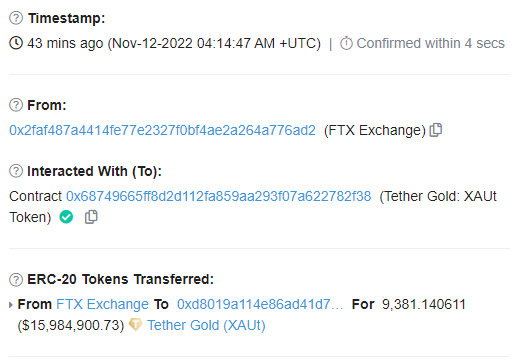 FTX hacking and withdrawal