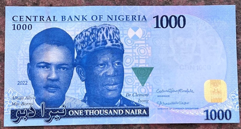 redesigned 1000 naira note