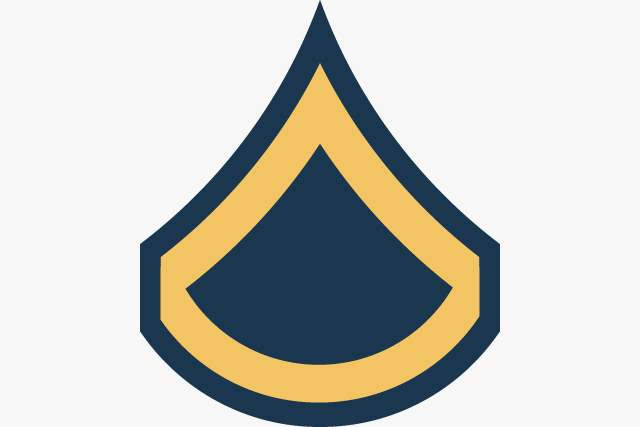 Private First Class (PFC) insignia