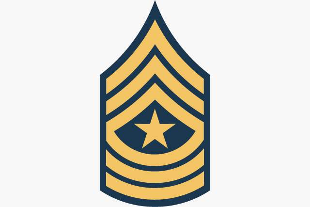Sergeant Major (SGM) insignia