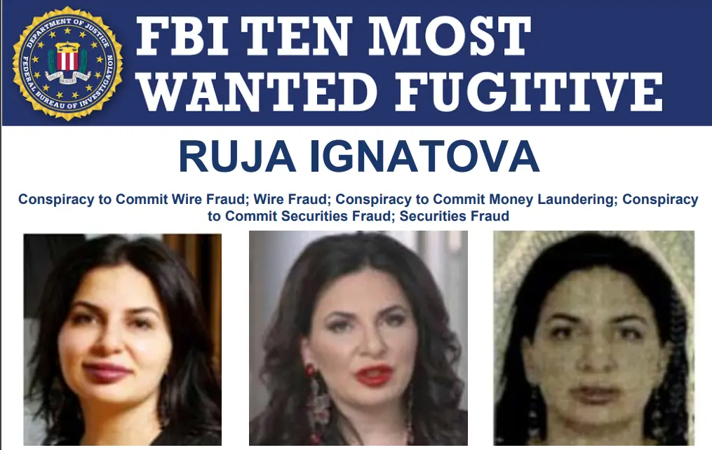 Ruja Ignatova is the Most Wanted Woman on FBI List