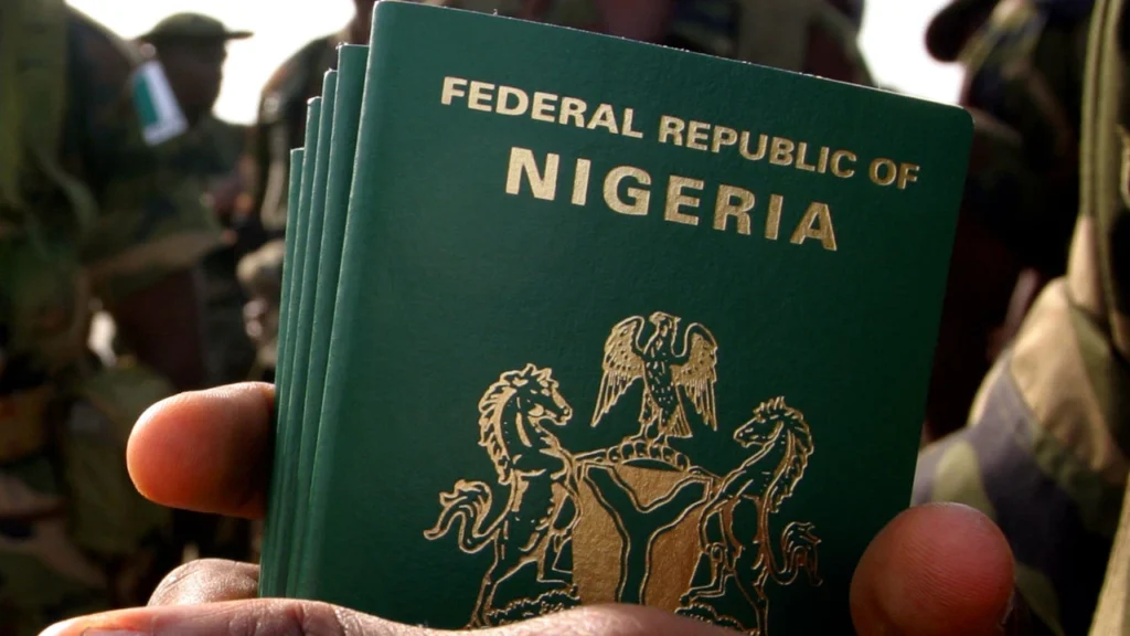 Standard nigeria passport (green-coloured)
