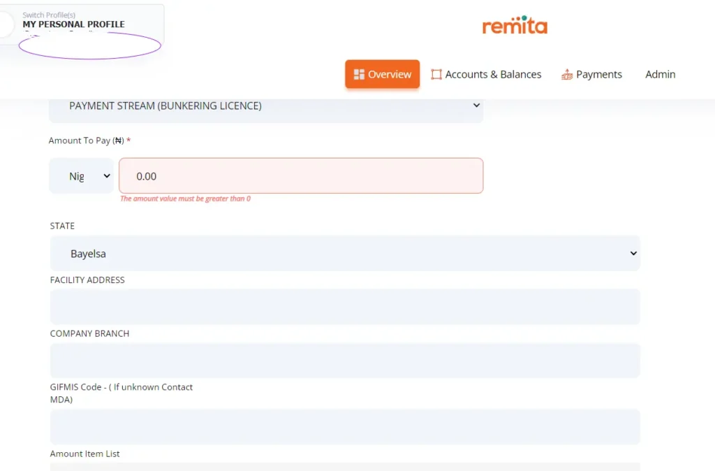 How To Make TSA Payment on Remita Platform