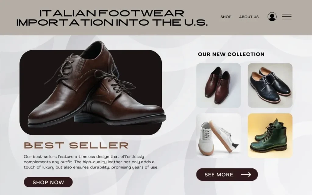 guidelines of importing  Italian Footwear Into The U.S
