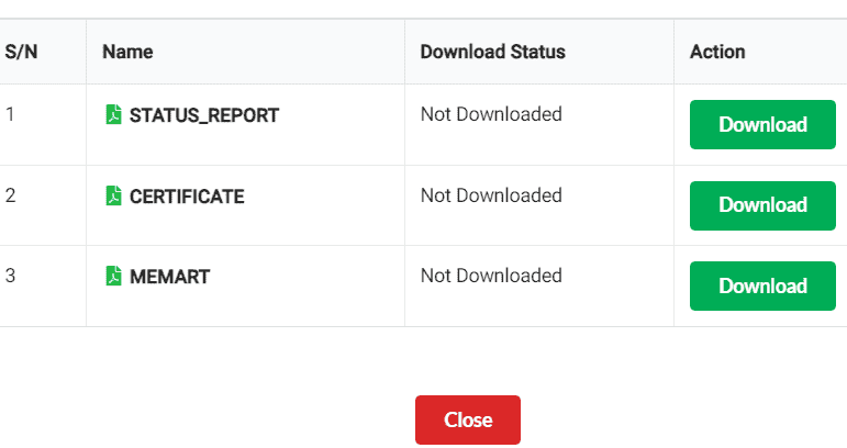 CAC certificate download area