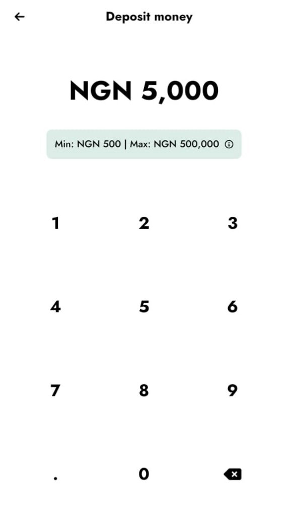 This photo shows the process of funding your yellow card crypto wallet