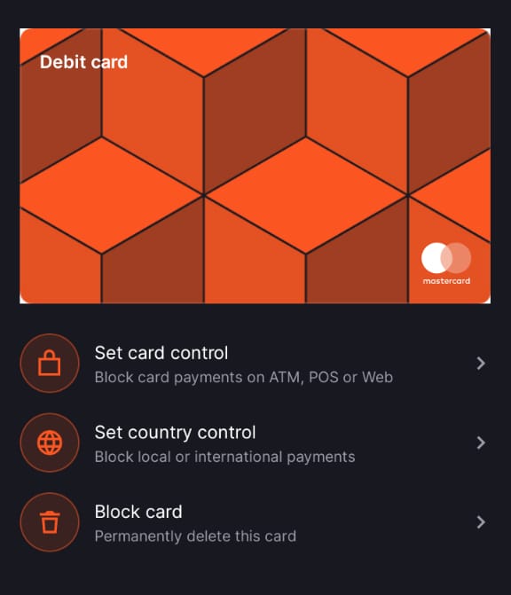 How To Block a Stolen Debit Card On GTB App