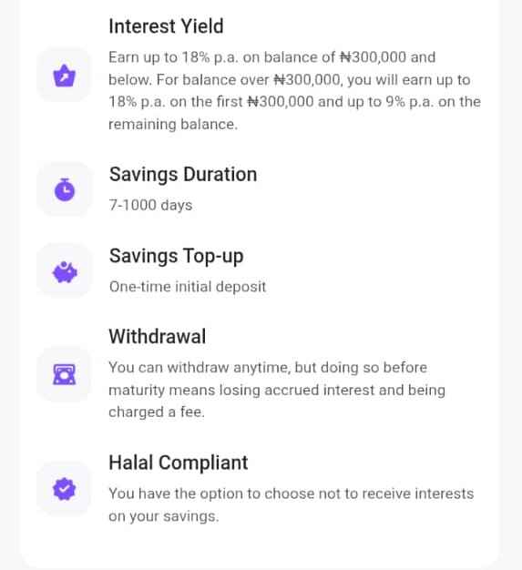 Opay Fixed Savings
