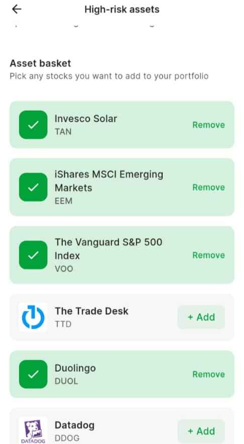 how to add stocks to your Bamboo portfolio