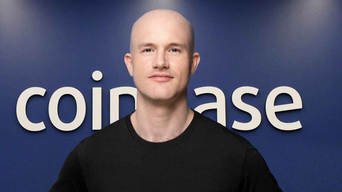Image shows the founder of crypto trading platform Brian Armstrong