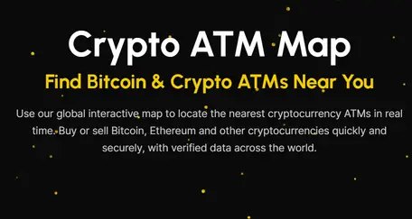 screenshot of crypto ATM search bar