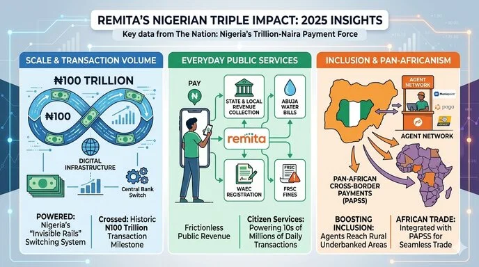 data visualisation of remita performance in payment processing in the year 2025